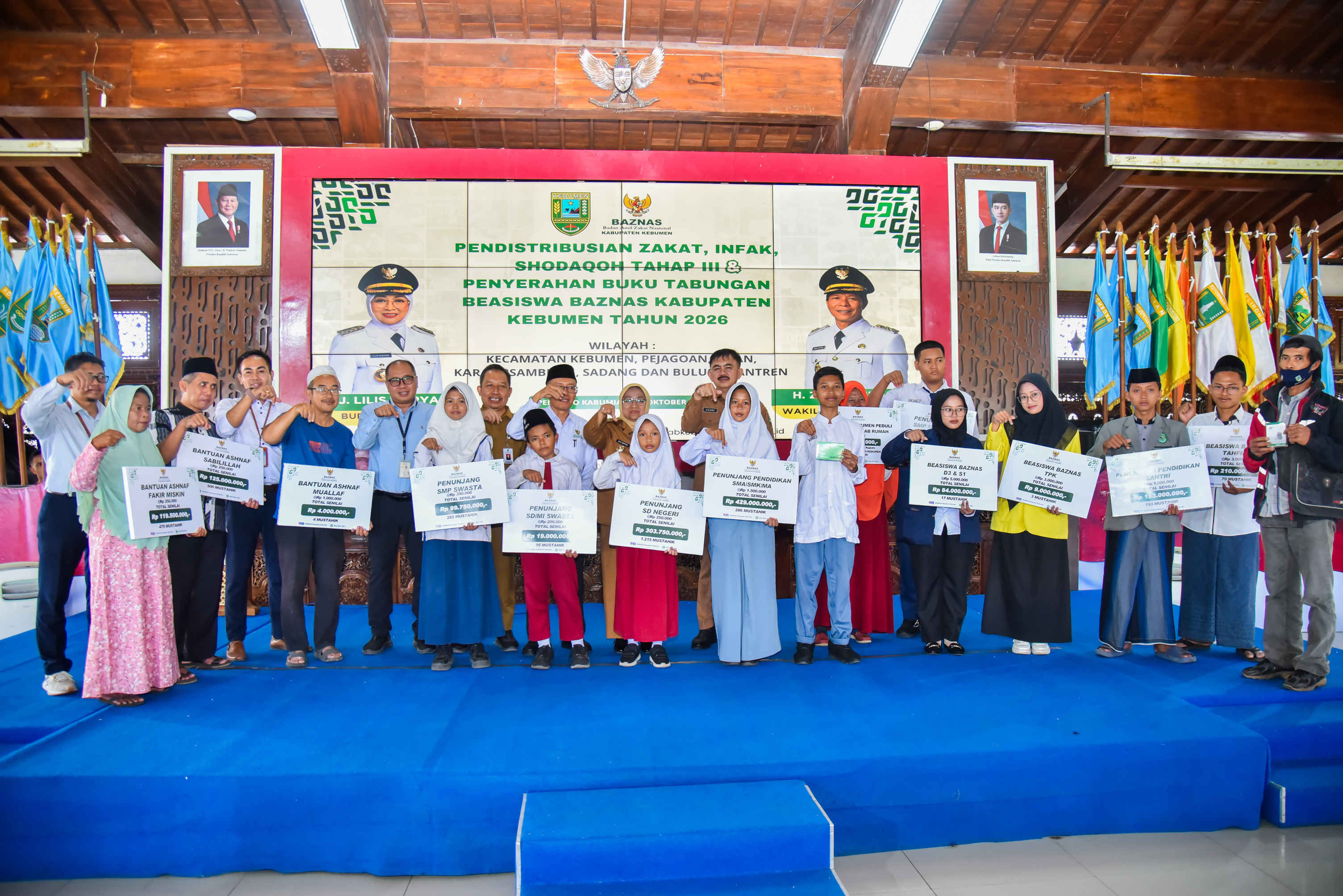 Pendistribudian Zakat, Infak, Shodaqoh BAZNAS Kab. Kebumen