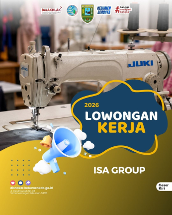 Lowongan Kerja Fashion Desainer dan Operator Sewing Line ISA GROUP