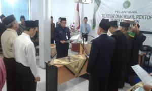 Dr Imam Satibi Kembali Jabat Rektor IANU Kebumen Periode 2019 - 2023