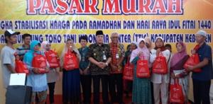 Dinas Ketahanan Pangan Jateng Gelar Pasar Murah di Kebumen