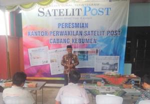 Wabup H. Arif Sugianto Resmikan Kantor Perwakilan Satelit Post di Kebumen