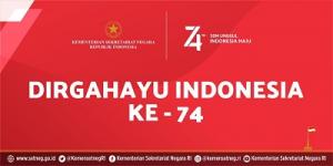 Penyampaian Penyempurnaan Tema Peringatan HUT Ke-74 Kemerdekaan Republik Indonesia Tahun 2019