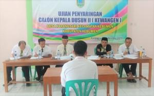 Seleksi Kepala Dusun II / Kewangen Desa Karangsari