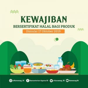 Kewajiban Bersertifikat Halal bagi Produk