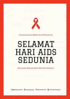 Hari AIDS Sedunia : Komunitas Membuat Perbedaan