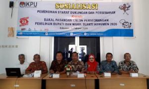 KPU Sosialisasikan Syarat Calon Perseorangan Pilbup 2020