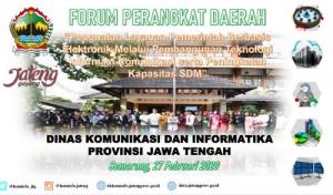 Diskominfo Provinsi  Jawa Tengah  Gelar Forum Perangkat Daerah Tahun 2020