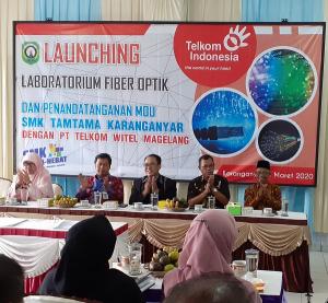 SMK Tamtama Karanganyar Launching Laboratorium Fiber Optik