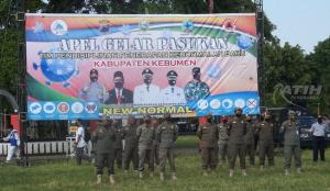 Apel Gelar Pasukan Tim Pendisiplinan Perbup Nomor 29 Tahun 2020