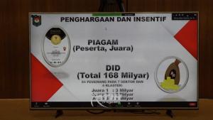 Juara 2 Di 2 Sektor, Kebumen Mendapat DID 4 Milyar