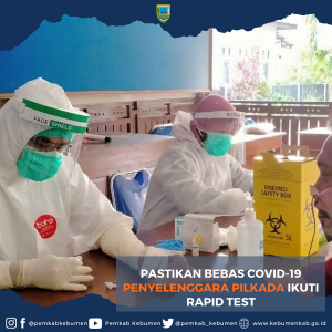 Lagi, Rapid Test Bagi Penyelenggara Pilkada