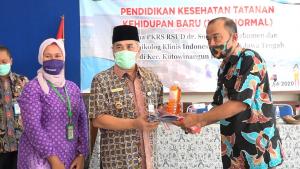 Pendidikan Penerapan Adaptasi Kebiasaan Baru di Kecamatan Kutowinangun