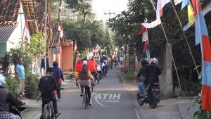 Sepeda Santai Warga RW VI Kelurahan Kebumen Bersama Wabup