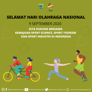 Hari Olahraga Nasional (HAORNAS) 2020: Momentum Peningkatan Kebugaran Masyarakat dan Prestasi Olahraga serta Perkembangan Ekonomi melalui Sport Scienc