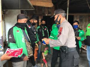 Polres Kebumen Beri Edukasi Untuk Komunitas Ojol dan Abang Becak