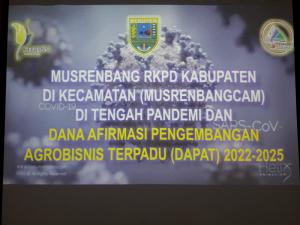 Bappeda Mulai Bahas Agenda Pelaksanaan Musrenbangcam