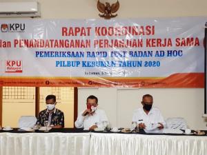 Seluruh Badan Ad Hoc Pilkada Kebumen 2020, Dipastikan Jalani Rapid Test