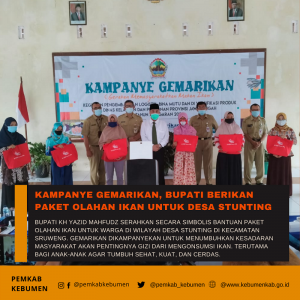 Hadiri Kampanye dan Sosialisasi Gemar Makan Ikan, Bupati : Siapkan Generasi Sehat