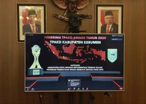 Kebumen Raih TPKAD Award 2020