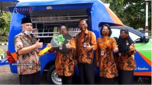 Dinas Perpus dan Arsip Dapat Bantuan Satu Unit Mobil Perpustakaan Keliling