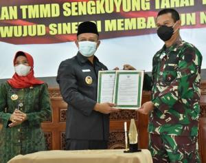 Buka TMMD Sengkuyung I Sidoagung Sruweng, Bupati Beri Apresiasi Kerjasama TNI dan Masyarakat