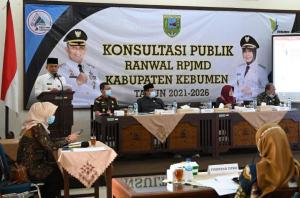 Gelar Konsultasi Publik Rancangan Awal RPJMD Tahun 2021-2026, Bupati Kebumen Angkat Tema Kebumen Semarak