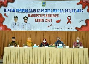 Buka Bintek Warga Peduli AIDS, Wabup : Jangan Ada Diskriminasi Pada Mereka Yang Terinfeksi HIV/AIDS