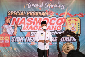 Launching Nasmoco Goes To School, Bupati Apresiasi Sinergi Dunia Pendidikan dan Industri