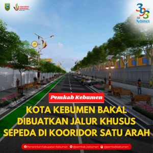 Kota Kebumen Bakal Dibuatkan Jalur Khusus Sepeda di Kooridor Satu Arah