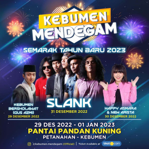 Dimeriahkan Slank dan Happy Asmara, Tiket 