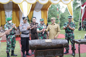 TMMD Sengkuyung Tahap III, TNI Bangun Jalan dan Talud di Giyanti