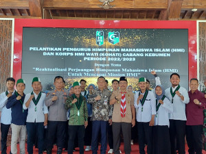 Hadiri Pelantikan Pengurus Cabang  Bupati Puji Peran HMI dan Alumninya