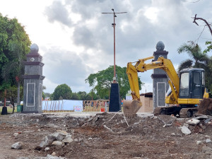 Alun-alun Kebumen Tengah Direnovasi, Begini Gambarannya