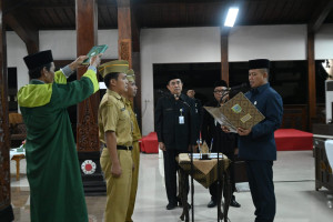 Bupati Kebumen Melantik Sembilan Pejabat Baru