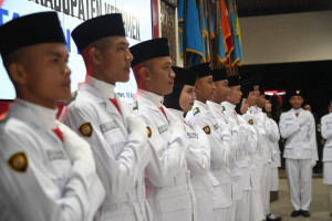 Kukuhkan 24 Paskibraka, Bupati Kebumen: Harus Bisa Jadi Teladan