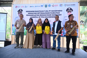 40 Warga di TPA Kaligending, Kebumen Dapat Bantuan Biogas