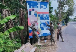 Kurang dari Sebulan, Satpol PP Kebumen Tertibkan 2.835 Reklame