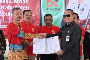 Bupati Kebumen Launching Pilot Project Pembangunan Desa Cerdas