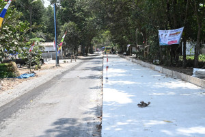 Jalan Daendels Mirit-Tambakmulyo tengah Dibangun Betonisasi