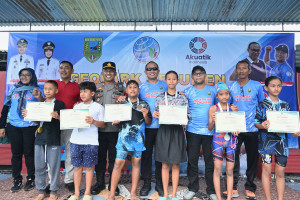 Meriah! Geopark Kebumen Swimming Competition Diikuti Peserta dari 38 Kabupaten