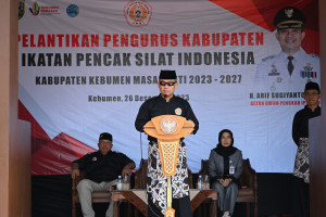 Dilantik Jadi Ketua IPSI, Bupati Kebumen Bakal Kuatkan Pembinaan Atlet