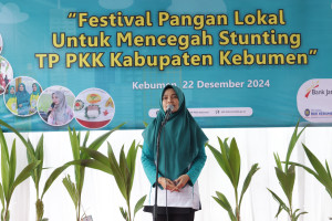 Cegah Stunting, TP PKK Kebumen Gelar Festival Pangan Lokal