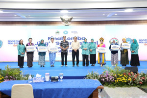 TP PKK Kebumen Raih Juara I Lomba Jingle Gelari Pelangi Tingkat Provinsi Jawa Tengah