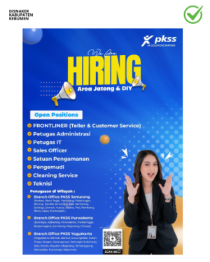 Lowongan Kerja PT PKSS – Penempatan Area Jawa Tengah dan DIY