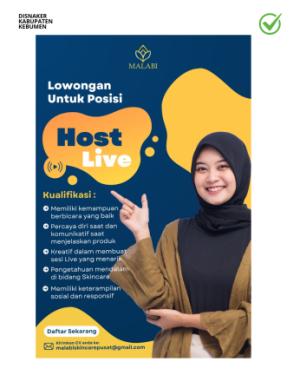 Lowongan Kerja Malabi - Host Llive