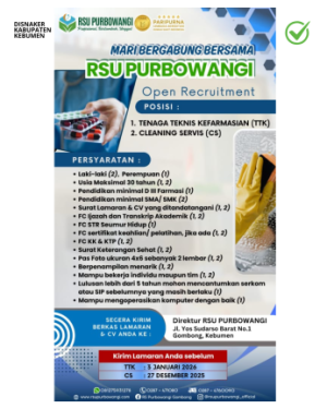 Lowongan Kerja Rumah Sakit Purbowangi