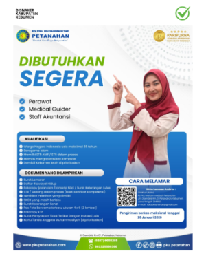 Lowongan Kerja RS PKU Muhammadiyah Petanahan
