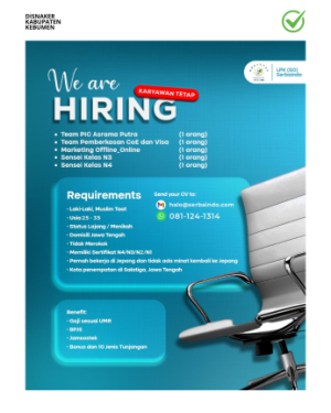 Lowongan Kerja LPK (SO) Serbaindo